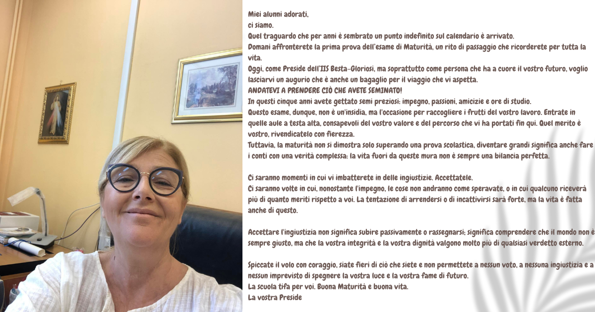 🎓 IIS BESTA-GLORIOSI – MATURITÀ 2026